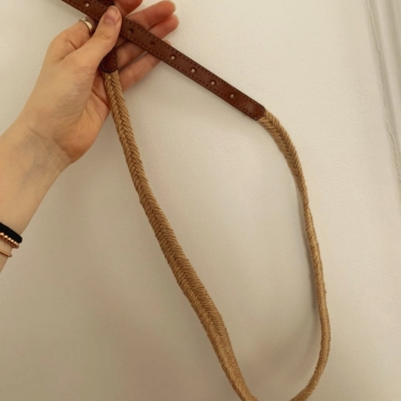 Accessories - Skinny Jute Belt
